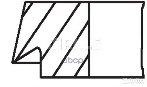 **кольца поршневые d81x1.5x1.75x3 +0.5 (1) VW