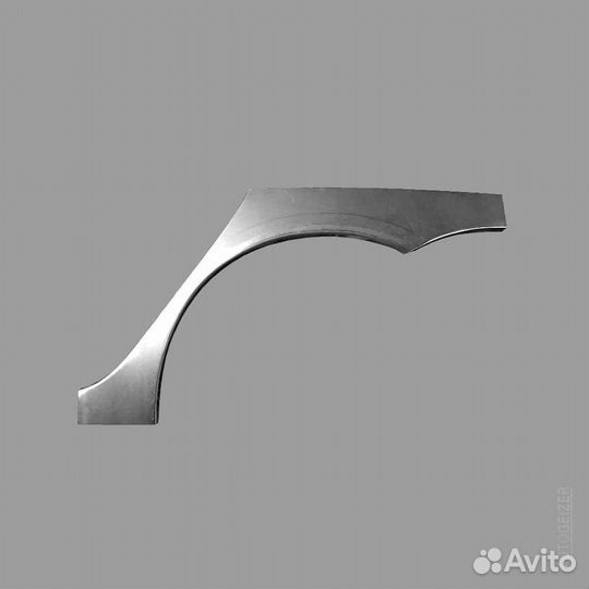 Левый порог для Hyundai Tucson 1, неполный профиль