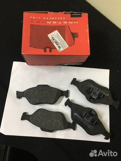 Колодки передние к-т Remsa Fusion Fiesta Mazda 2