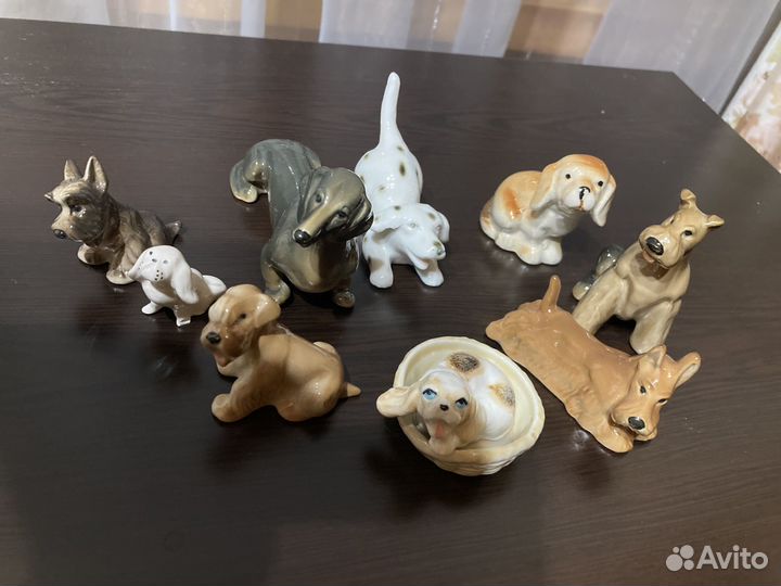 Фарфоровые статуэтки лфз животные
