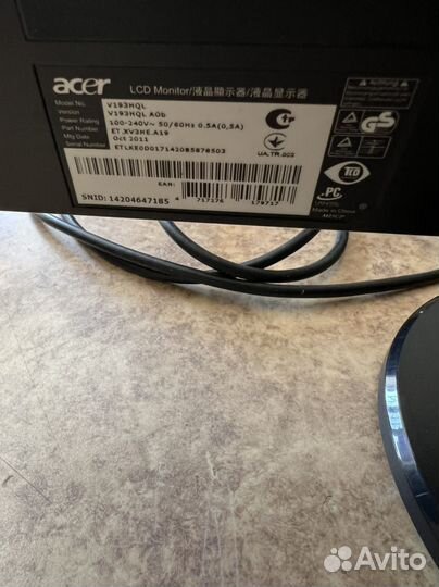 Монитор Acer 19