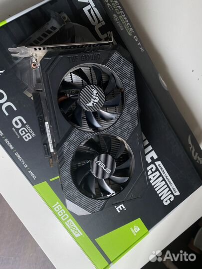 Видеокарта asus tuf gaming geforce gtx 1660 super