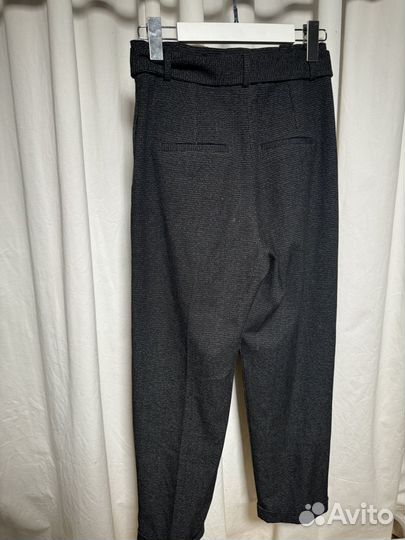 Брюки с поясом серые Emme Marella (s)