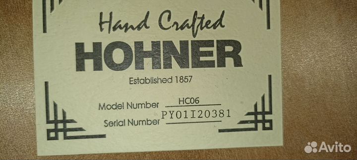 Гитара hohner hc 06