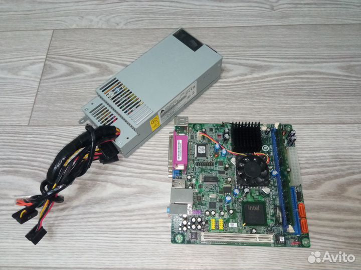 Материнская плата 945GCD-CI + блок питания