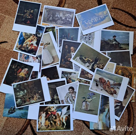 Открытки искусство 1950-60е года