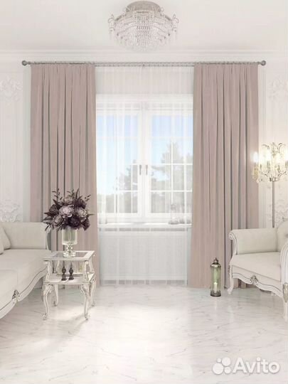 Шторы блэкаут бархат новые