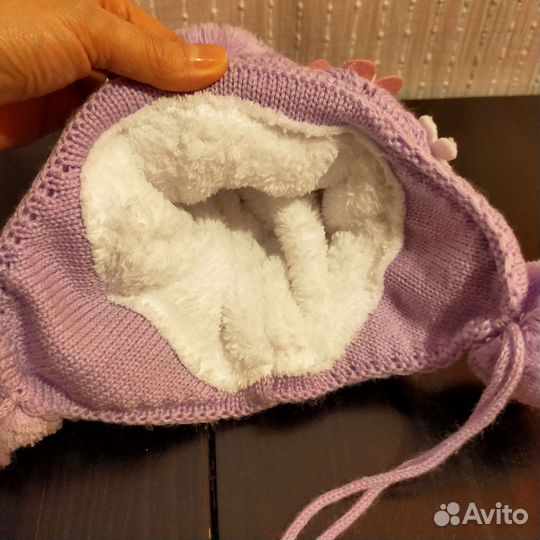 Шапка на девочку, зимняяНовая