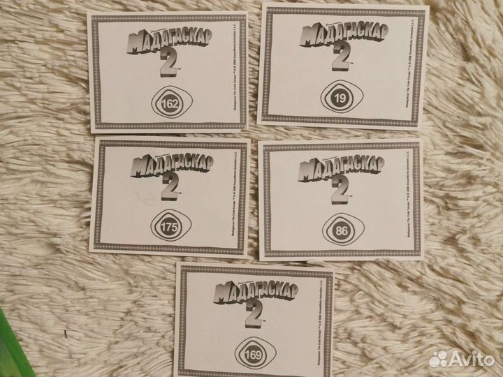 Наклейки Мадагаскар 2