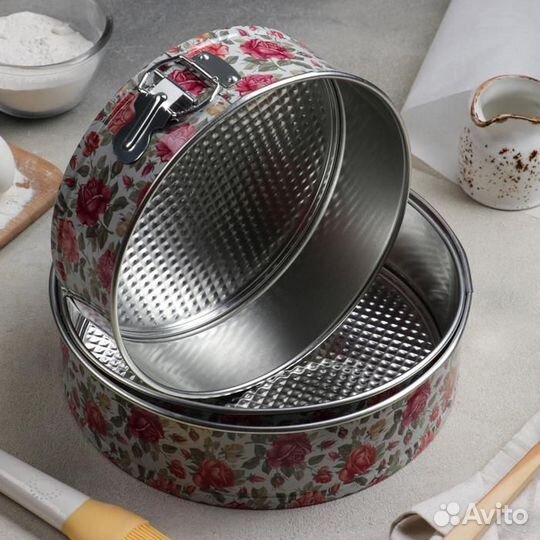 Набор форм для выпечки Доляна «Розарий», 3 предмет