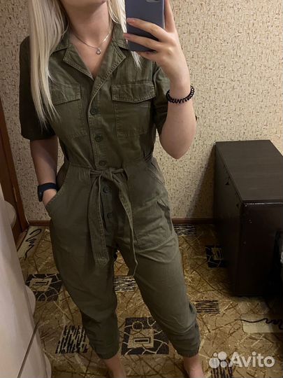 Комбинезон женский хаки H&M