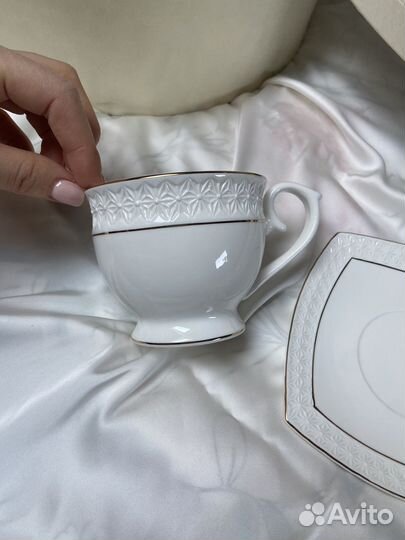 Чайный сервиз новый Коралл 6 персон