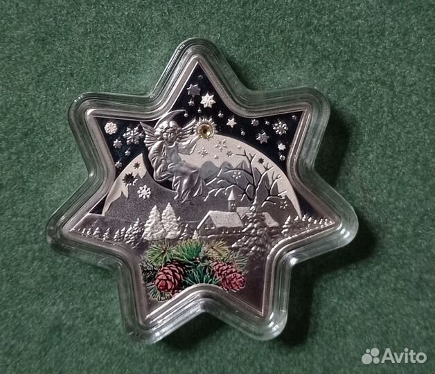 Монеты Ниуэ Рождественская звезда Серебро