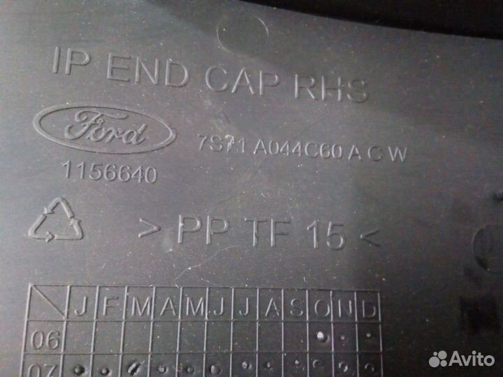 Накладка торпеды передняя правая Ford Mondeo 4