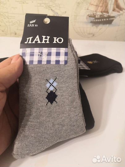 Махровые носки, размер 35-40,6 пар