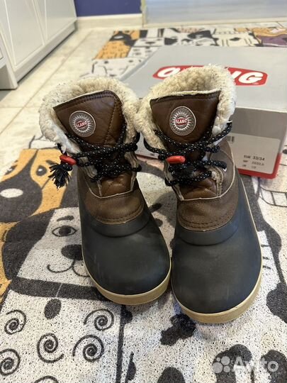 Ботинки зимние для мальчика 34