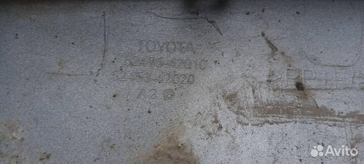 Накладка бампера toyota RAV4 13-18