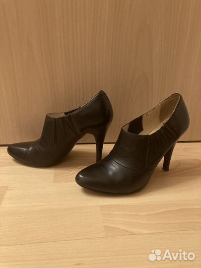 Ботильоны из натуральной кожи