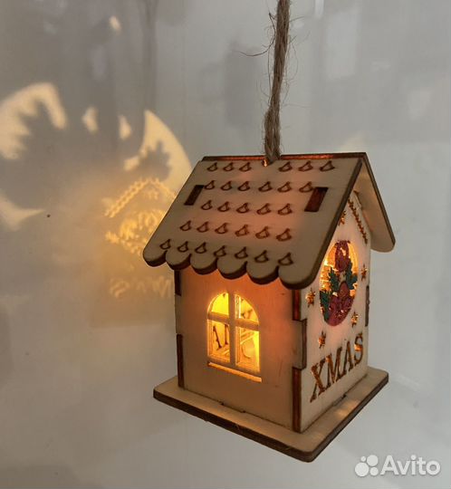 Светильник-фонарь новогодний