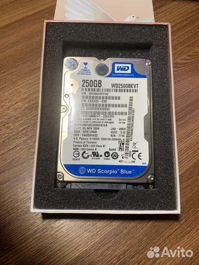 Жесткий диск 250 гб