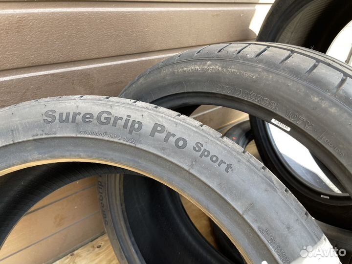 Gripmax SureGrip Pro Sport 275/40 R22 и 315/35 R22 111Y