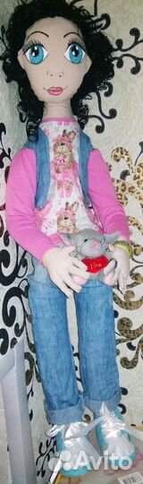 Кукла ручной работы ростом 63 см