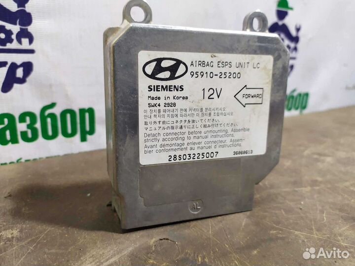 Блок SRS Airbag Hyundai Accent 1.5 16v