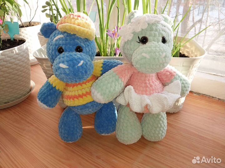 Вязаные игрушки ручной работы