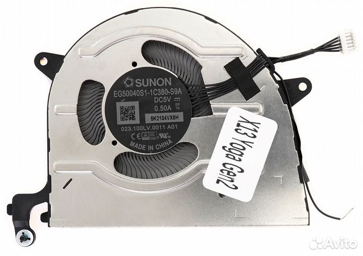 Кулер, вентилятор к Lenovo ThinkPad X13 Yoga Gen2