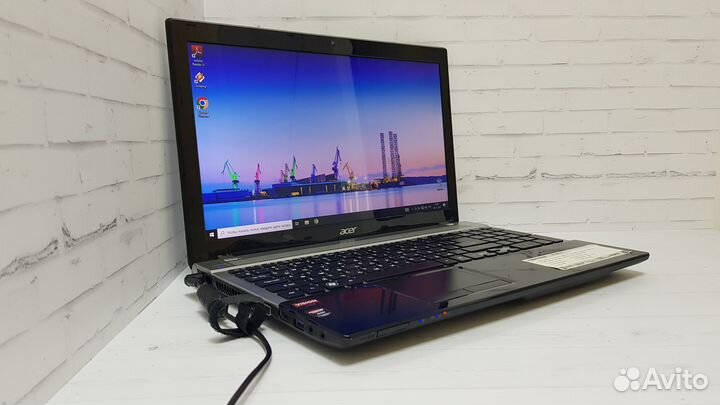 Мощный ноутбук для работы 4ядра/4Gb/SSD гарантия