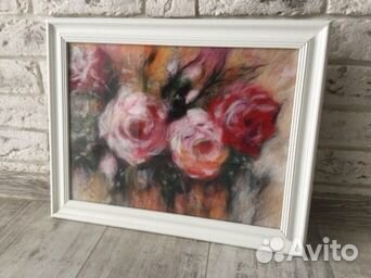 Картины из шерсти