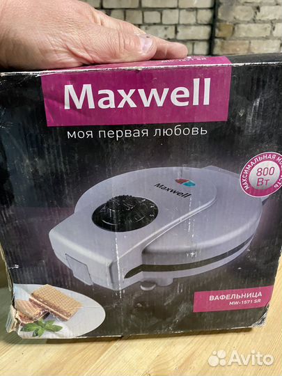 Вафельница электрическая новая