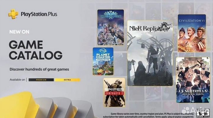PS Plus EA Play Игры PS4 PS5 + God of War Ragnarök