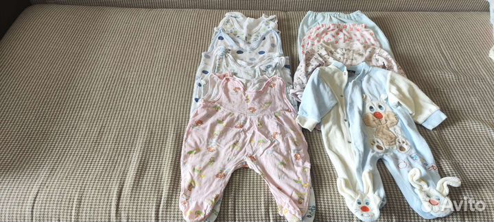 Детские вещи пакетом от 0 до года