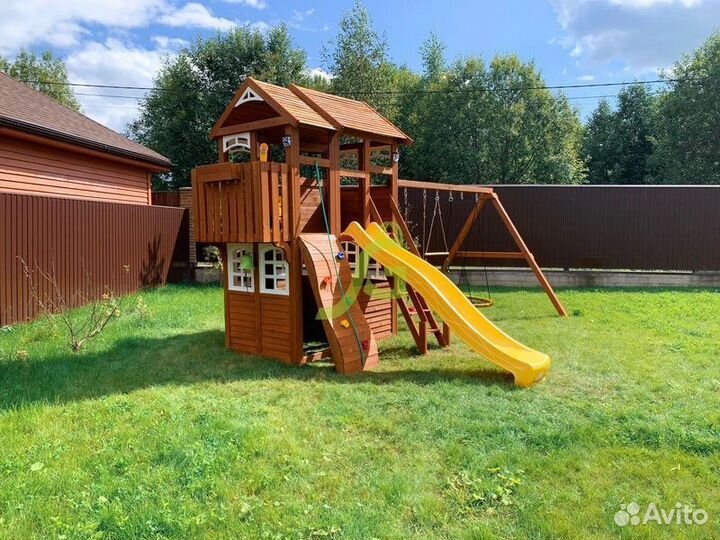 Игровые деревянные площадки