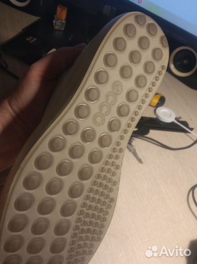 Кеды ecco soft 7 белые US 12,5