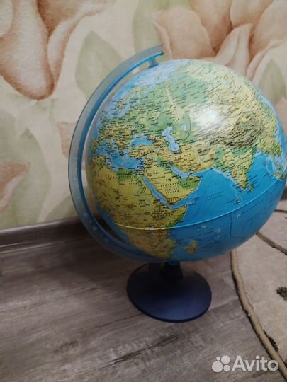 Глобус с 3Д очками