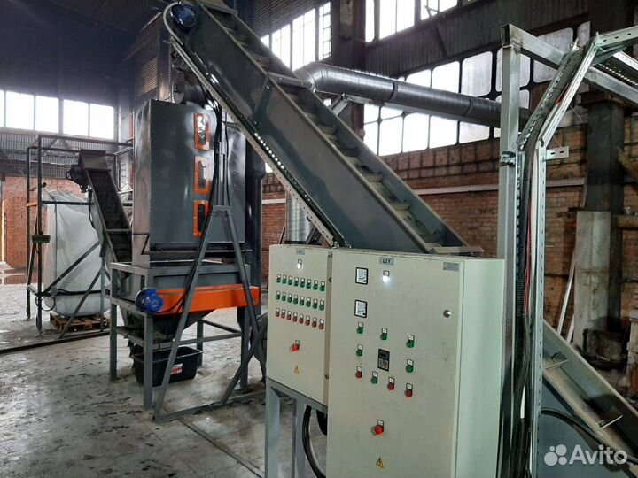 Линия гранулирования лузги 1 т/ч