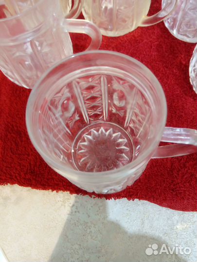 Кружки хрустальные СССР