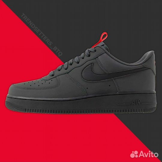 Кроссовки nike air force 1 черные