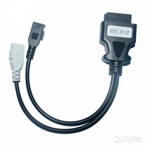 Переходник с OBD2 на audi 2p + 2p / 2pin + 2pin