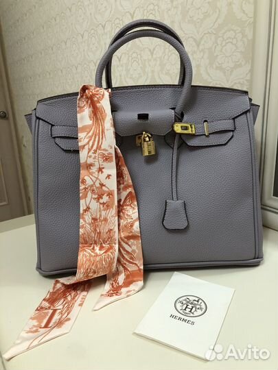 Нереальная сумка hermes в темно-лавандовом цвете)