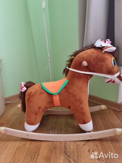 Игрушка-качалка лошадка