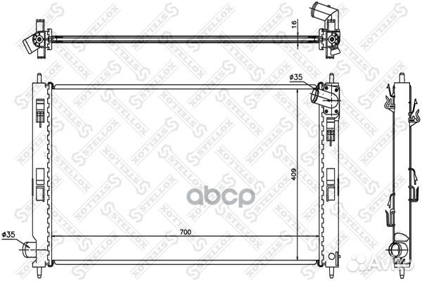 10-25349-SX радиатор системы охлаждения Mitsub