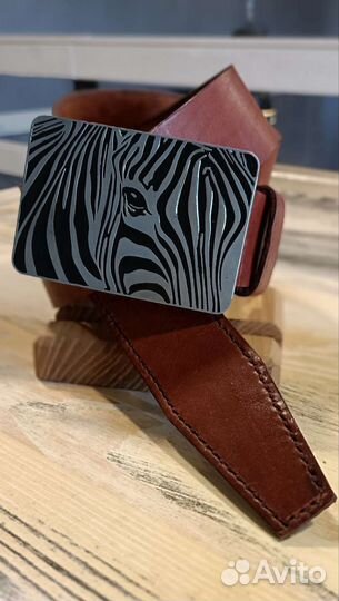 Ремень кожаный унисекс