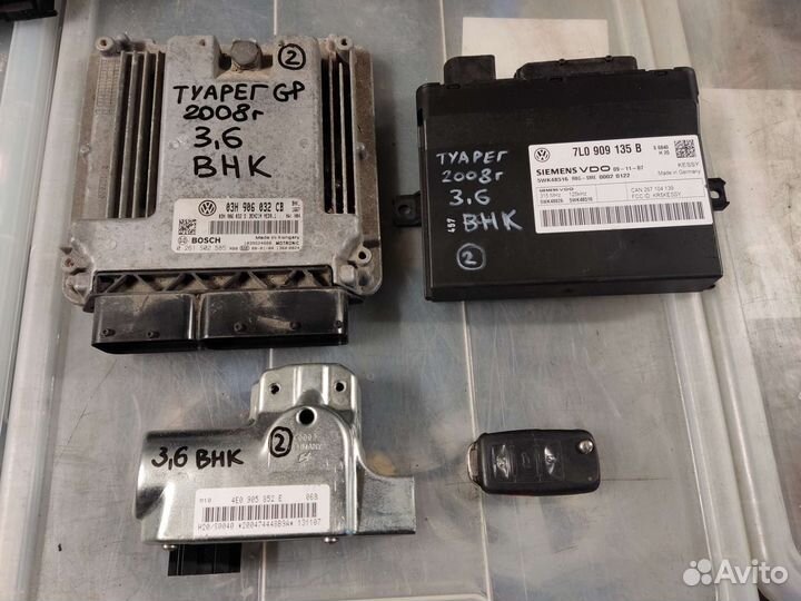 Эбу блок управления двс 3.6 BHK VW Туарег GP