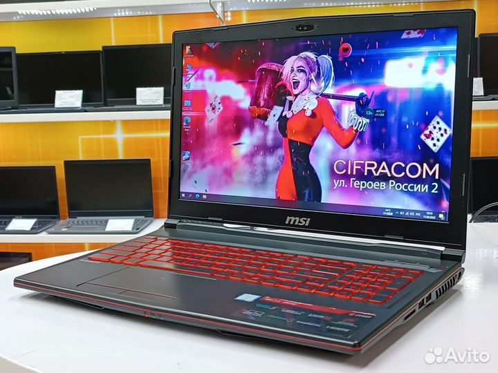 Игровой MSI 15.6''IPS Core i7 8Th 16Gb GTX 1060 6G