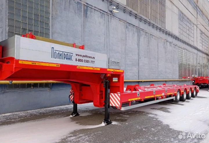 Полуприцеп трал (тяжеловоз) Политранс ТСП 94184, 2023