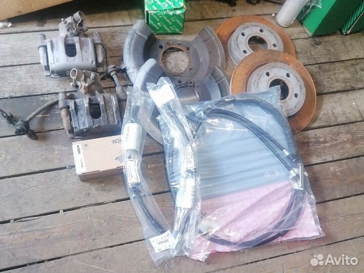 Тормоза зад комплект форд фокус 2