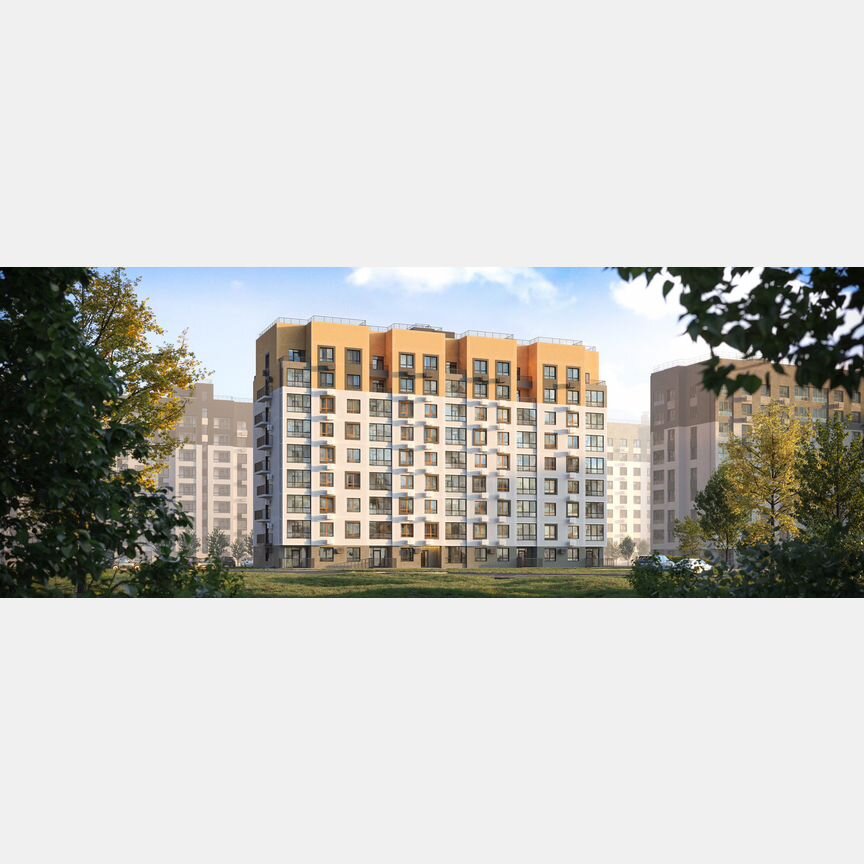 3-к. квартира, 66,8 м², 4/9 эт.